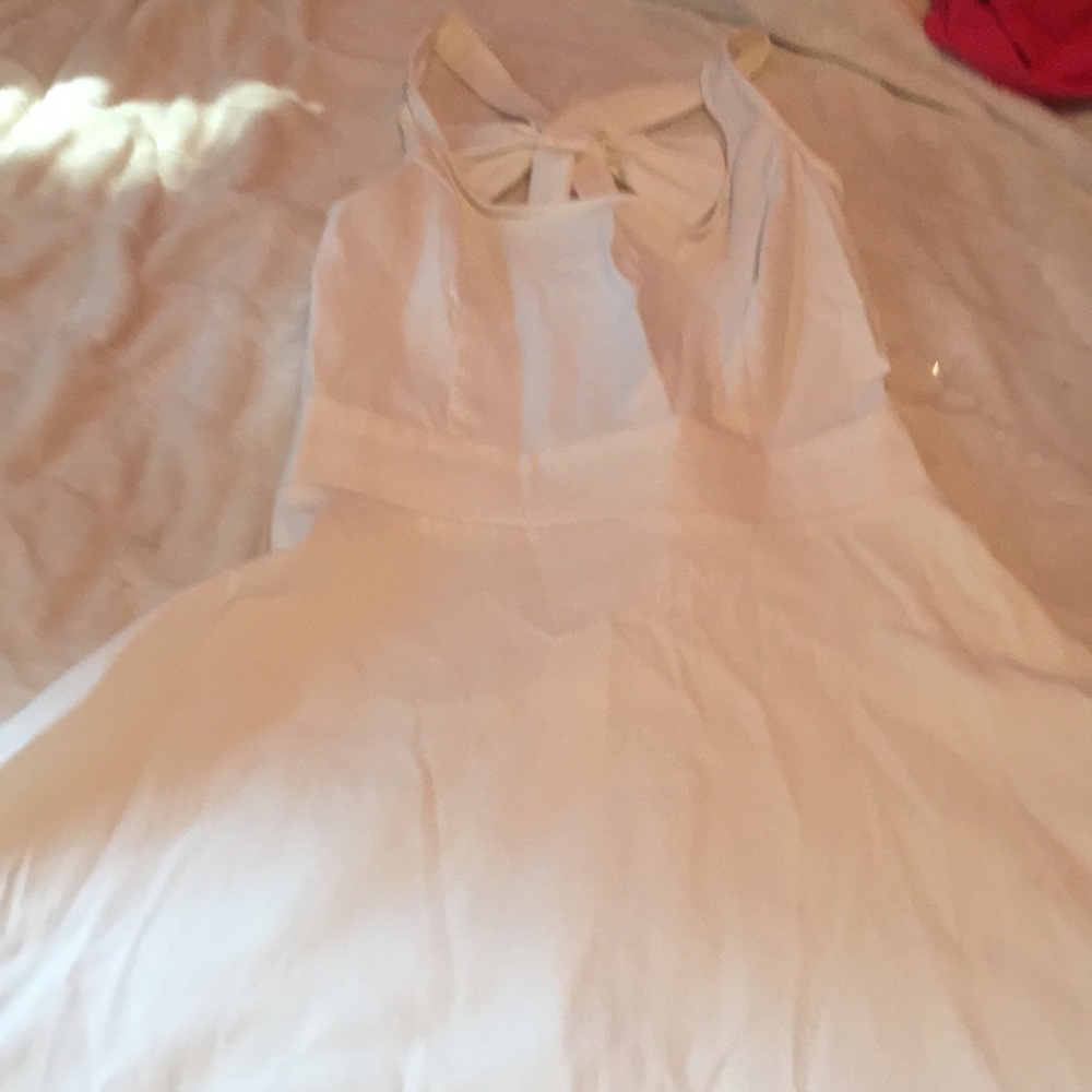 white dress